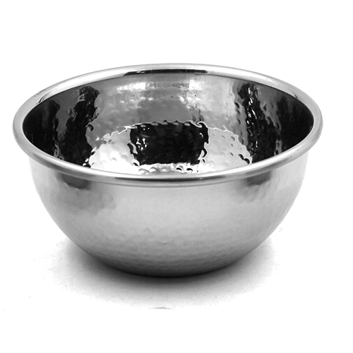 S2 LRG SS Hammered Bidding Bowl