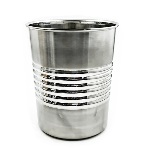 UTENSIL HOLDER SS WITH RINGS