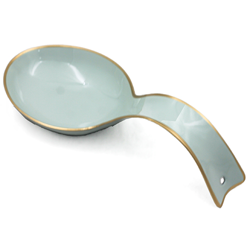 Spoon Rest Enamel Sage Green
