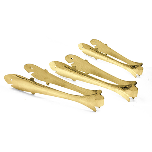 FISH TONG S/3 Gold PVD HAMM